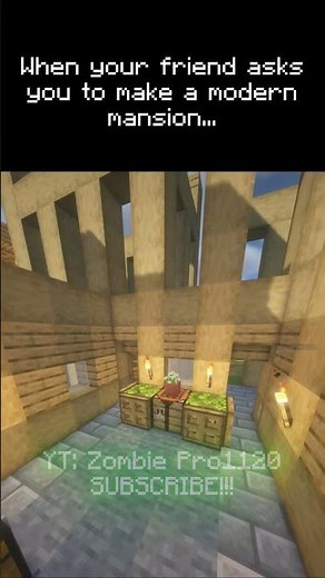 How I Built a MODERN HOUSE in Minecraft Hardcore!