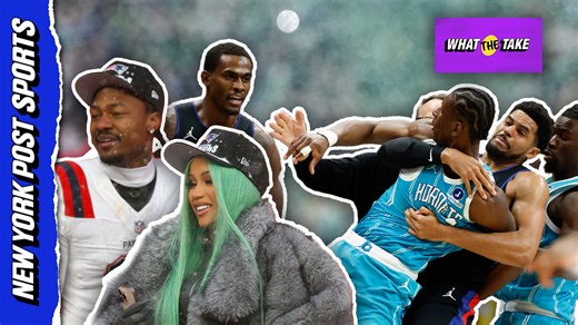 Stefon Diggs fumbles Cardi B while NBA brawls! | What the take?