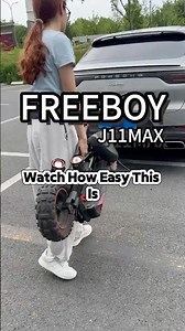 FREEBOY J11 MAX | 3-Second Fold & Trunk Ready 🔥 Portable 34MPH Electric Scooter