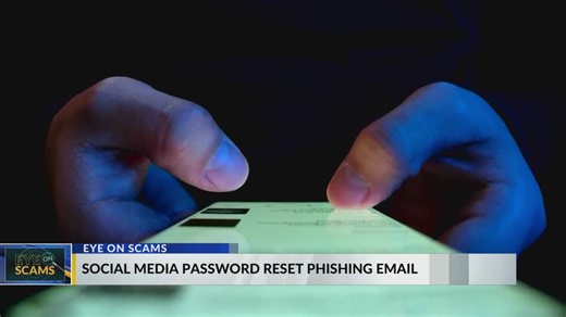 Eye on Scams: Social media password reset phishing email scams