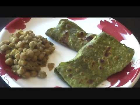 Spinach Paratha recipe, Palak Parantha - Indian food recipe