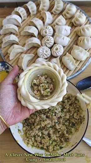A Clever New Way to Make Meat Buns Using a Small Bowl