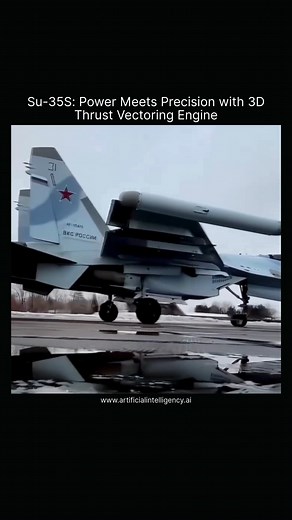 Su-35S: Power Meets Precision with 3D Thrust Vectoring Engine video Credit: unknown — please message us for proper acknowledgment or removal. #su35 #su35s #sukhoi #russianfederation #russia #military #fighterjet #artificialintelligence #trending #viralvideo #reelitfeelit #techreels #foryou #futuretech #robotics #explorepage #learnai #AITutorial #AICareers #AICommunity #AIUpdates #AIResearch #AIForBusiness #AIInnovation #artificialintelligency #FutureTech #AITools #FutureOfAI #AIRevolution #AIBot