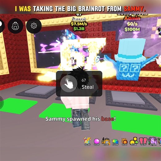 SAMMY SPAWNED HIS BASE IN MY BRO’S SERVER… THEN THIS DISASTER MADE ME ALMOST PASS OUT 😱🔥#brainrot