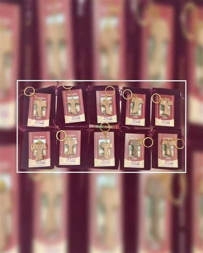 Hand crafted Olive Wood Tau Cross Keychain – Symbol of Faith and Protection