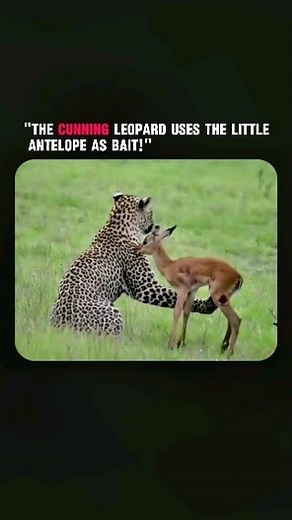 Full video in story .....🙄 The cunning leopard uses the little antelope as bait! Hey there! Just a heads-up – our videos show real wildlife action, including animals interacting and sometimes fighting in the wild. No humans are involved, and it's all part of nature's way. We share this for educational and fun purposes, so you can learn about and appreciate these amazing creatures. Enjoy watching, and remember – it's all natural! #wildlife #nature #knowledge | Earth Wonders