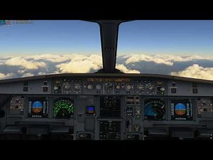 Fslabs A321 NEO | new Update | St Elmo's fire at cruise | MSFS 2024 | 4K