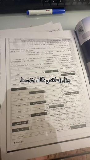 اختبار انجليزي لطلاب ثالث متوسط