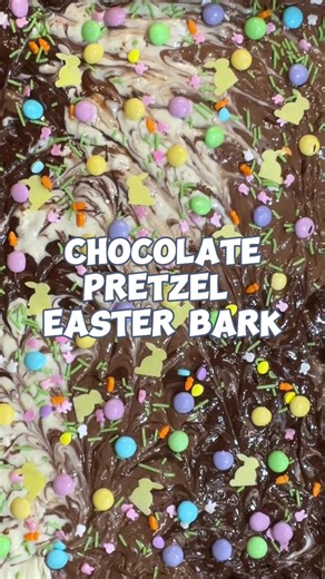 60K views · 606 reactions | CHOCOLATE PRETZEL EASTER BARK #chocolatelovers #chocolatebark #chocolatepretzels #lindtchocolate #easter2024 #easterbasket | Easy Recipes & Lifestyle Tips | Facebook