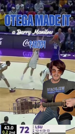 Otega got that shot off. For some reason this Barry Manilow song popped in my head when the refs took the points away, and when I saw a post about him (Manilow) not too long after I took it as a sign to make this. Even managed to throw some game footage in there. I’m figuring out how to do computers. #bbn #kentuckywildcats #otega #refs #badcall