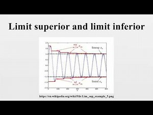 Limit superior and limit inferior