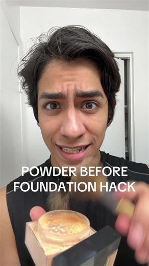 Mastering the Powder Before Foundation Hack