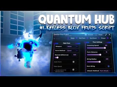 Blox Fruits Script • NO KEY • Auto Farm, Auto Raid, Dungeon, Race V4, Sea Event, Volcano and More!