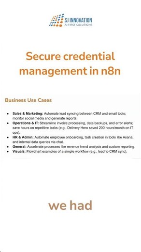 Secure Credential Management in n8n: Protect Your Data with Confidence!