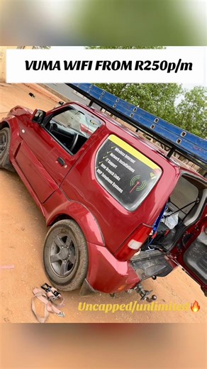 We specialise in Vumatel Fibre and LTE WiFi installations. Below are our premium unlimited WiFi packages: 📶 Vumatel Unlimited WiFi Packages 🔹 Plan 1: Vuma Unlimited WiFi (Router Package) Once-off fee: R400.00 Monthly fee: R249.99 (Month-to-Month) \t•\tUncapped & unlimited data \t•\tFree WiFi router included \t•\tConnect up to 10 devices \t•\tInternet speed: 30/20 Mbps \t•\tNo contract 🔹 Plan 2: Vumatel Unlimited WiFi Fibre/ LTE Once-off fee: R800.00 Monthly fee: R350.00 \t•\tUncapped & unlimi