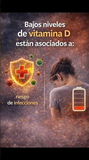 ¿Te falta Vitamina D? Cansancio, infecciones y bajo ánimo (800–2000 UI) #nutricion#vitaminad#salud