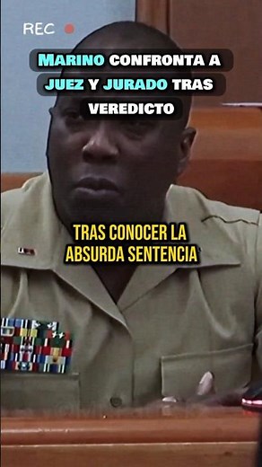 Marino confronta a juez tras dictar sentencia injusta. #shorts #crime #news