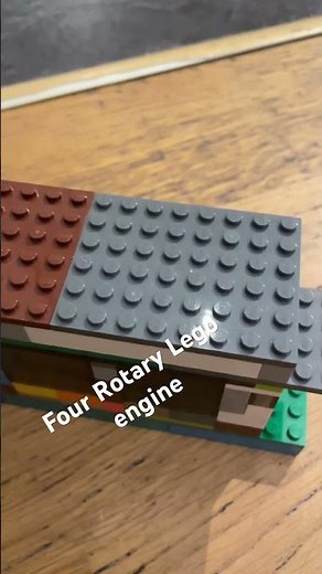 Four rotary Lego engine