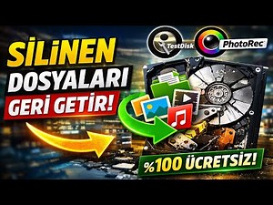TestDisk & PhotoRec ile Silinen Dosyaları Geri Getirme (2026) | \u00100 Ücretsiz Veri Kurtarma