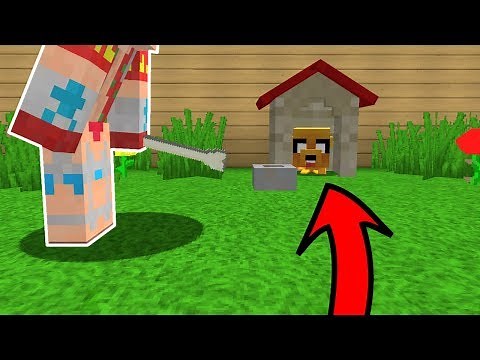 EL MEJOR ESCONDITE EN LA CASETA DEL PERRO 🏠😂 MINECRAFT