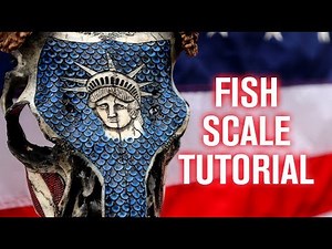 Skull Carving Technique: Fish Scales