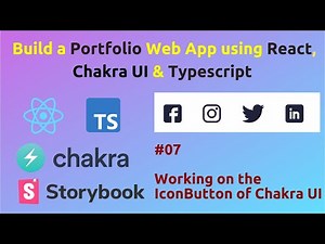 React - Working on the IconButton of Chakra UI || Storybook || #07