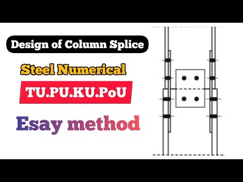 COLUMN SPLICE DESIGN | STEEL NUMERICAL