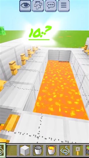 Most Satisfying Lava Bridge Ever 😍"‪@TechTonicGaming2.0‬