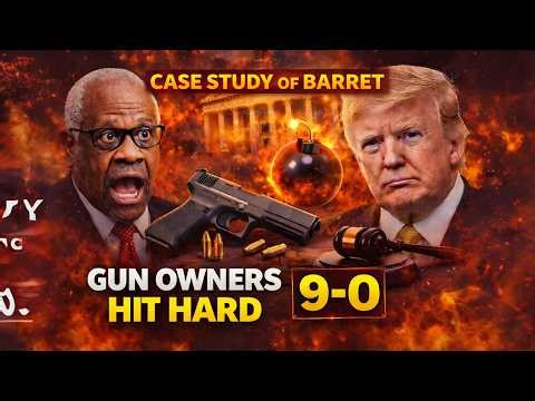 Every Gun Owner Affected: Supreme Court Drops 9-0 Bombshell (CASE STUDY OF BARRET)