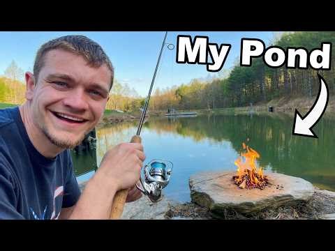 1 Hour Catch Clean Cook at My Pond!