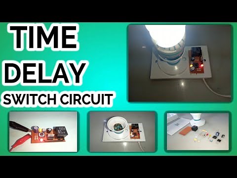 TIME DELAY SWITCH: How to make a Time Delay Switch Circuit [ 1st Topology ]