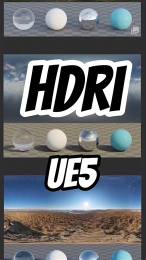 Realistic Lighting with HDRI in Unreal Engine #ue5 #gamedev #animation #indiedev #unrealengine