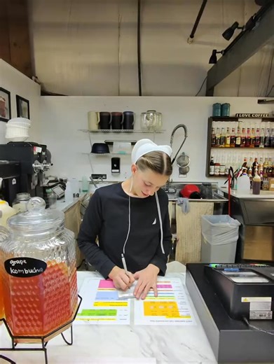 someone explain WHY this works so well 🫐🥑 #AmishCountry #amish #metaglasses #farmersmarket #pennsylvania | Laura in Amish Country