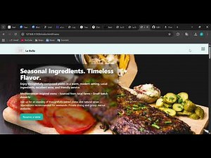 🔥 Building a full restaurant website from scratch!From layout to animations .