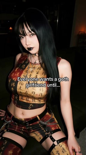Your favorite Goth Asian girl, If you see this, it’s a sign for you to get an Asian Goth Girlfriend #goth #gothgirl #girlfriend #relationships #gothic