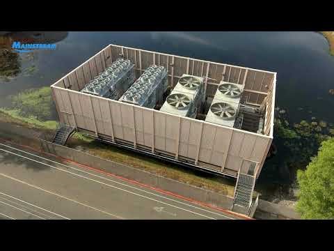 Timelapse: Installing a Cooling Tower Fan Array and Large IntelliCUBE Fan Array
