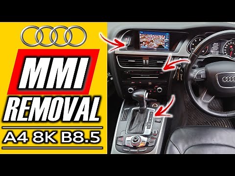 How To Remove Audi MMI Audi A4 B8.5 A5 Q5 2008-2016