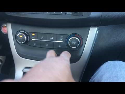 NISSAN SENTRA - HEAT AND AIR CONDITIONER OPERATION