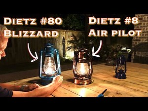 Unboxing new DIETZ lanterns. #80 Blizzard & #8 Air Pilot