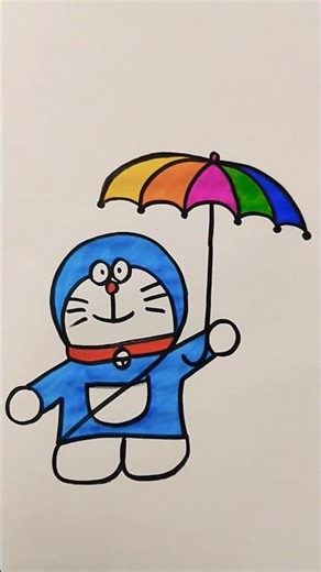 Doraemon drawing easy | How to draw a Doraemon #doraemon #art #cartoon
