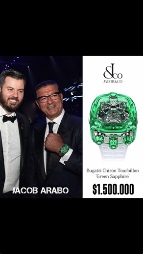Jacob Arabo,the founder of Jacob & Co known for wearing some of the world's most spectacular watches