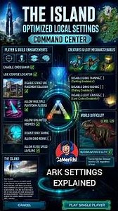 Maximum Difficulty, Drops, Taming & Riding, Platforms etc | Ark Single Player Settings #arksettings