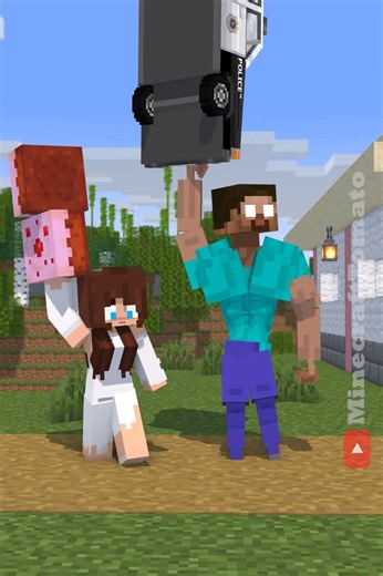 JJ vs Buff Herobrine Heavy Lifting 😎🥰 - MAIZEN Minecraft Animation