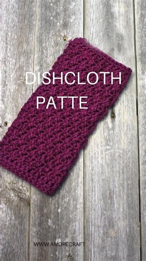 Make This: Alpine Stitch Cotton Dishcloth Crochet Pattern #crochet #crochetpattern