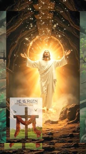 அவர் உயிரோடு இருக்கிறார் #happyeaster #resurrection #2026 #joy #peace #wishes #prayers #shorts