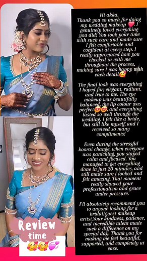 6 comments | BRIDE REVIEW 殺 | R.Kavi_mua | Facebook