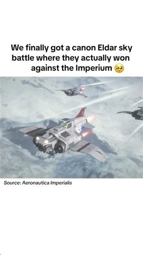 The Eldar finally get a canon win against the imperium #warhammer40k #aeronautica #40k #memes