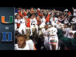 Miami vs. Duke Football Highlights (2015)