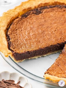 written recipe here: https://bellyfull.net/easy-chocolate-pie/ | Belly Full