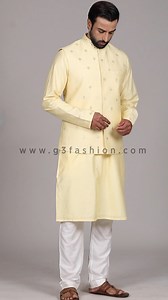 Now style your men in this elegant designer yellow color waistcoat set for upcoming wedding events.  Click to Shop Online: https://bit.ly/3jeYUAq  Take an advantage of our Video Shopping: https://bit.ly/2Wj3Ifx  Click to WhatsApp Chat https://api.whatsapp.com/send?phone=919898511131 or Call +91-9898511131 | G3+ Fashions | Facebook